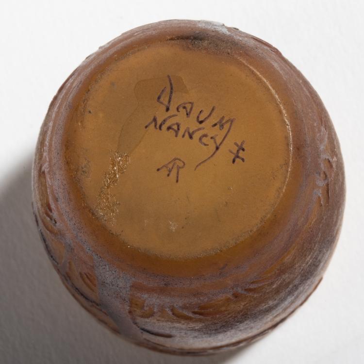 Bild 3 zu Objekt, Miniatur-Vase 'Paysage', um 1910, Daum Fr&egrave;res, Nancy, 153B 144