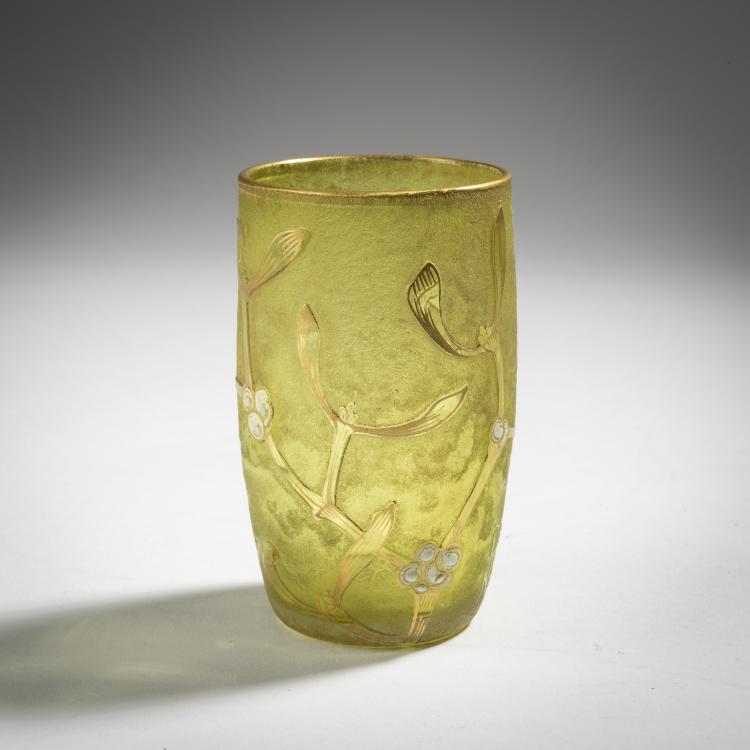 Hauptbild zu Objekt, Miniatur-Vase 'Gui', um 1895, Daum Fr&egrave;res, Nancy, 153B 93