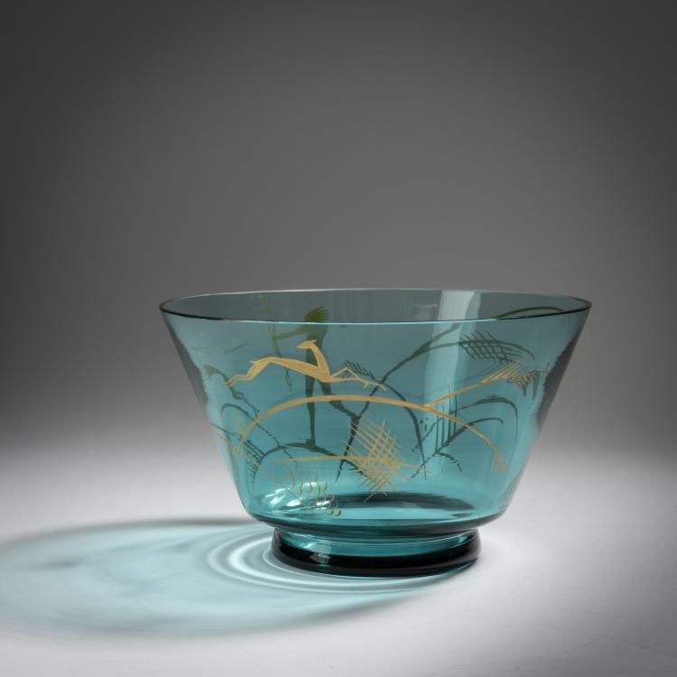 Bild 2 zu Objekt, Schale 'La Chasse', um 1925, Daum Fr&egrave;res, Nancy, 153B 185