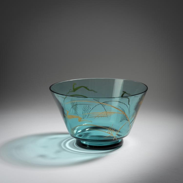 Bild 3 zu Objekt, Schale 'La Chasse', um 1925, Daum Fr&egrave;res, Nancy, 153B 185