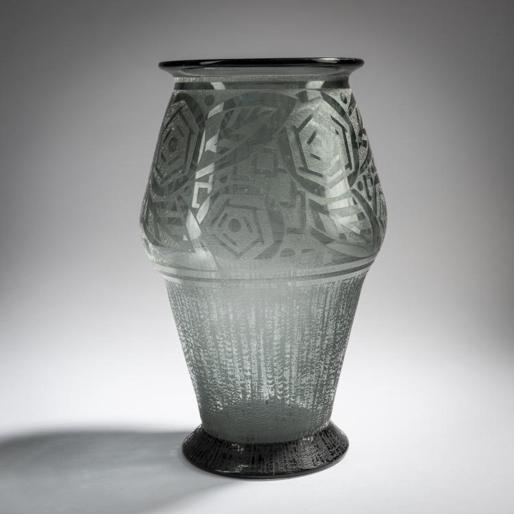 Bild 1 zu Objekt, Vase, um 1930, Daum Fr&egrave;res, Nancy, 153B 190