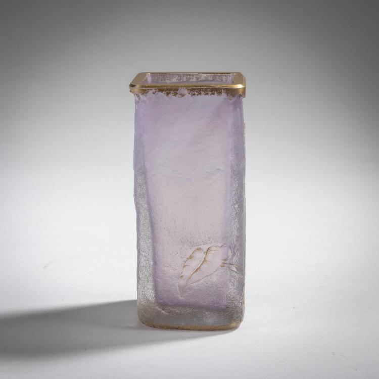 Bild 1 zu Objekt, Vase 'Cyclamens', um 1895, Daum Fr&egrave;res, Nancy, 153B 94