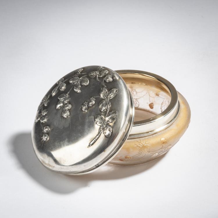 Bild 4 zu Objekt, Deckelgef&auml;&szlig; 'Fraises', um 1897, Daum Fr&egrave;res, Nancy, 153B 99