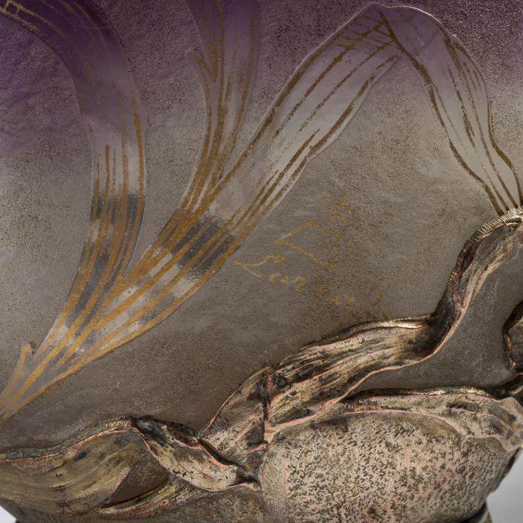 Bild 3 zu Objekt, Vase 'Iris', um 1890, Daum Fr&egrave;res, Nancy, 153B 85