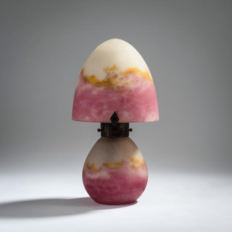 Hauptbild zu Objekt, Tischleuchte, 1920er Jahre, Muller Fr&egrave;res, Lun&eacute;ville, 153B 267