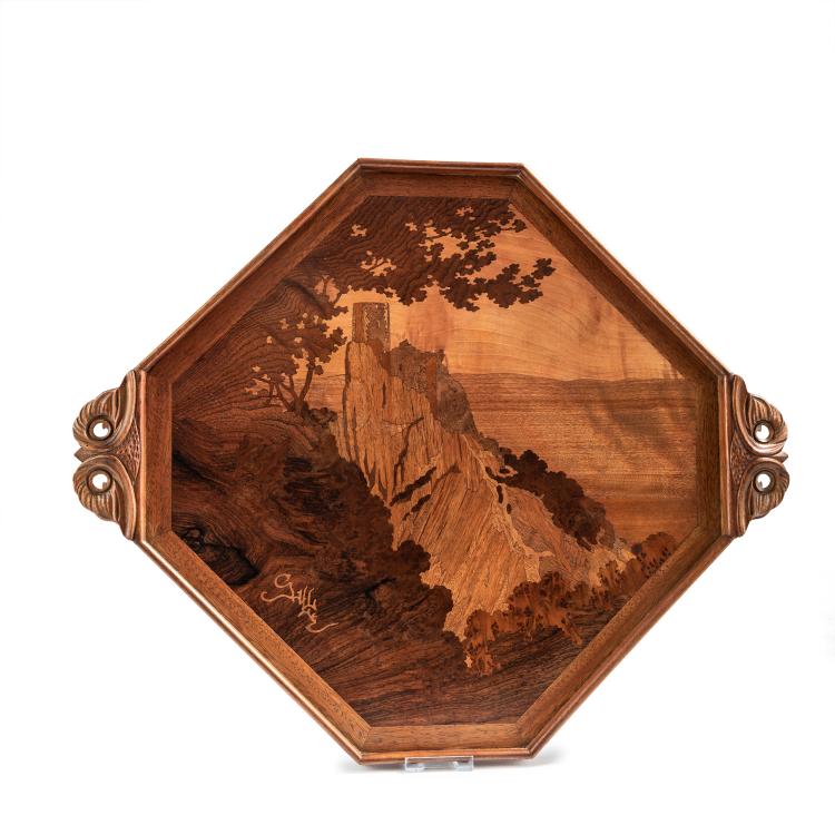 Hauptbild zu Objekt, Tray, c. 1915, Gall&eacute;, Etablissements, Nancy, 153C 775