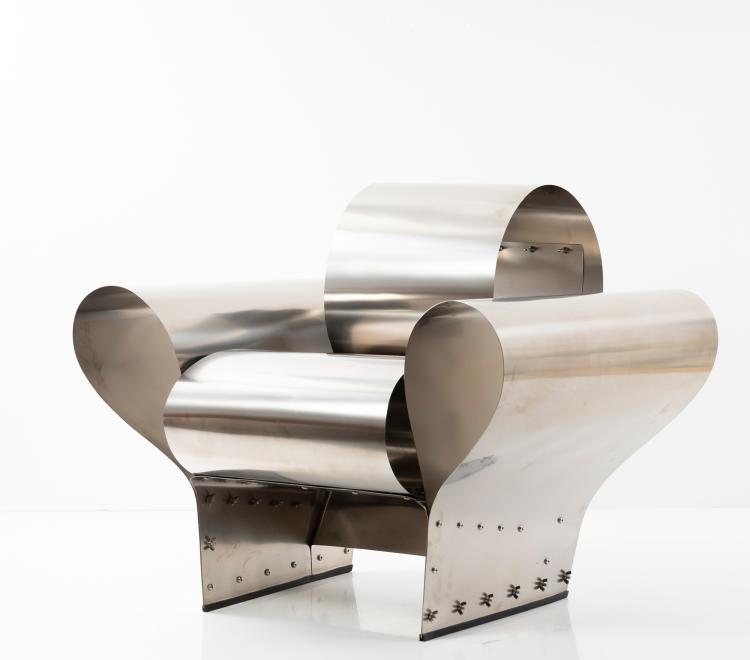 Hauptbild zu Objekt, 'Well tempered chair', 1986/87, Ron Arad, Vitra Design, Weil am Rhein, 152B 591