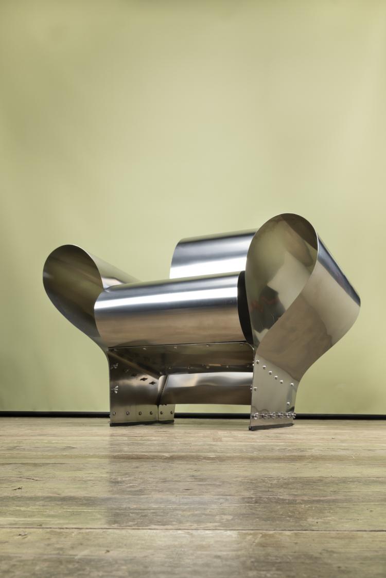 Bild 4 zu Objekt, 'Well tempered chair', 1986/87, Ron Arad, Vitra Design, Weil am Rhein, 152B 591