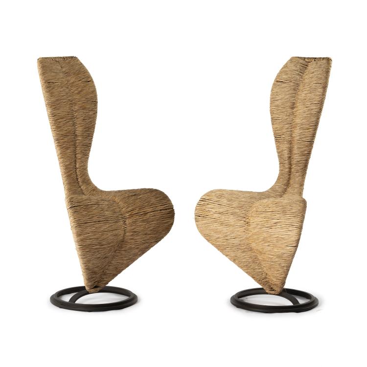 Hauptbild zu Objekt, Set of two 'S' chairs, 1988, Tom Dixon, Cappellini, Arosio, 152B 587