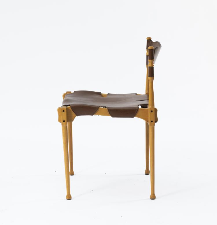 Bild 8 zu Objekt, Vier Stapelst&uuml;hle und ein Tisch 'Montreal', 1967, Frei Otto, Karl Fr&ouml;scher & Co., Steinheim/Murr, 154A 74