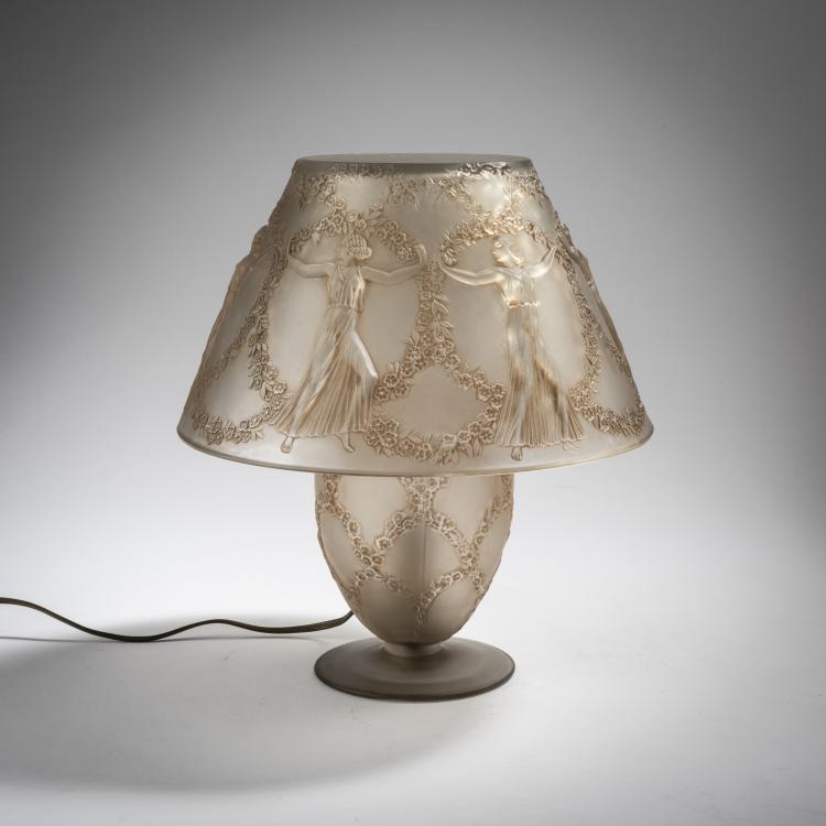 Bild 1 zu Objekt, Tischleuchte 'Six Danseuses', 1931, Ren&eacute; Lalique, Lalique, Ren&eacute;, Wingen-sur-Moder, 153A 42