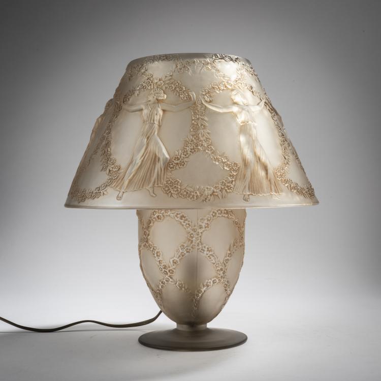 Bild 2 zu Objekt, Tischleuchte 'Six Danseuses', 1931, Ren&eacute; Lalique, Lalique, Ren&eacute;, Wingen-sur-Moder, 153A 42