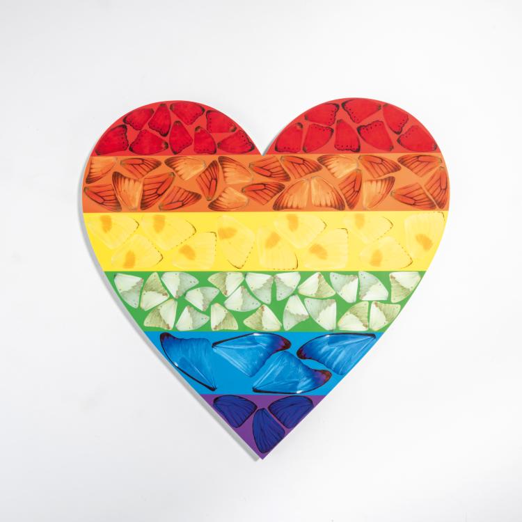 Hauptbild zu Objekt, 'Butterfly Heart', 2020, Damien Hirst, Editiert von Heni Editions, 154D 460