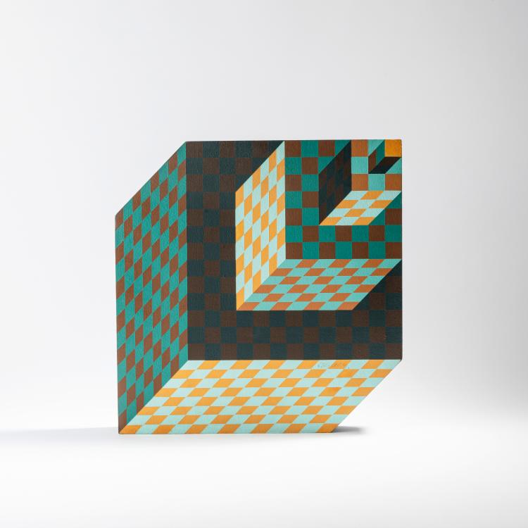 Hauptbild zu Objekt, 'Felhoe', 1989, Victor Vasarely, Ed. Circle, 154D 528