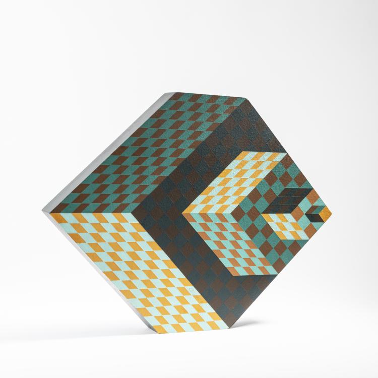 Bild 1 zu Objekt, 'Felhoe', 1989, Victor Vasarely, Ed. Circle, 154D 528