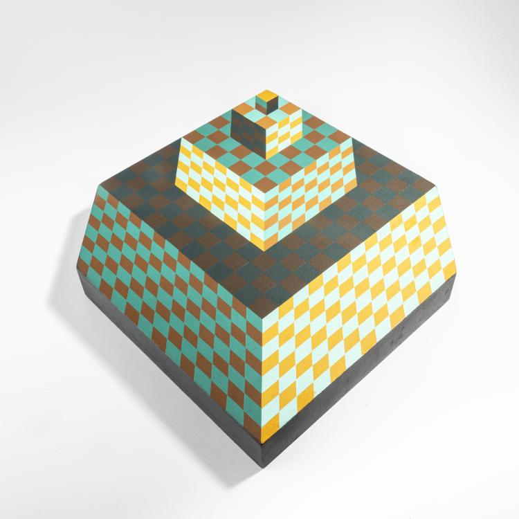 Bild 2 zu Objekt, 'Felhoe', 1989, Victor Vasarely, Ed. Circle, 154D 528