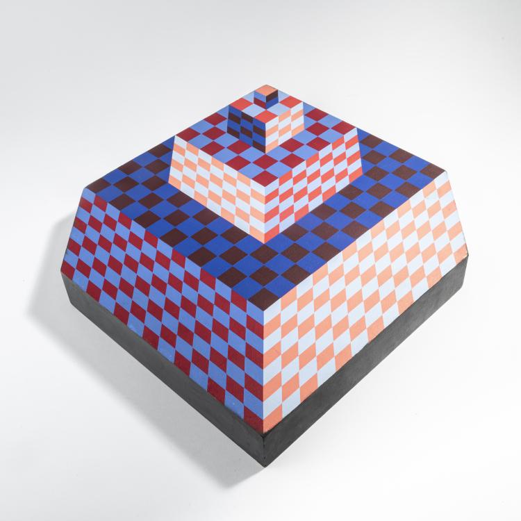 Bild 5 zu Objekt, 'Felhoe', 1989, Victor Vasarely, Ed. Circle, 154D 528