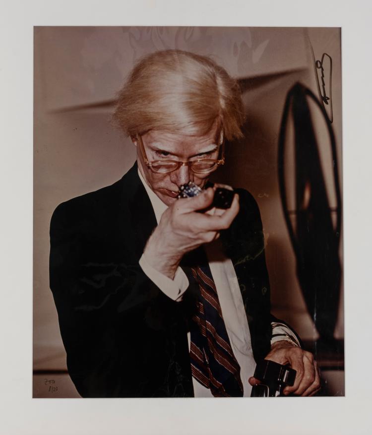 Hauptbild zu Objekt, 'Andy with Flakon', ca. 1975, Andy Warhol, 154D 554