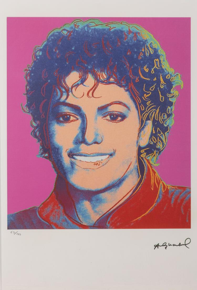 Hauptbild zu Objekt, nach 'Michael Jackson', nach 1984, Andy Warhol (nach), 154D 565