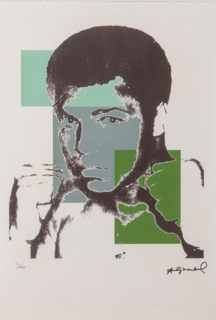 Hauptbild zu Objekt, 'Muhammad Ali', after 1977, Andy Warhol (after), 154D 556