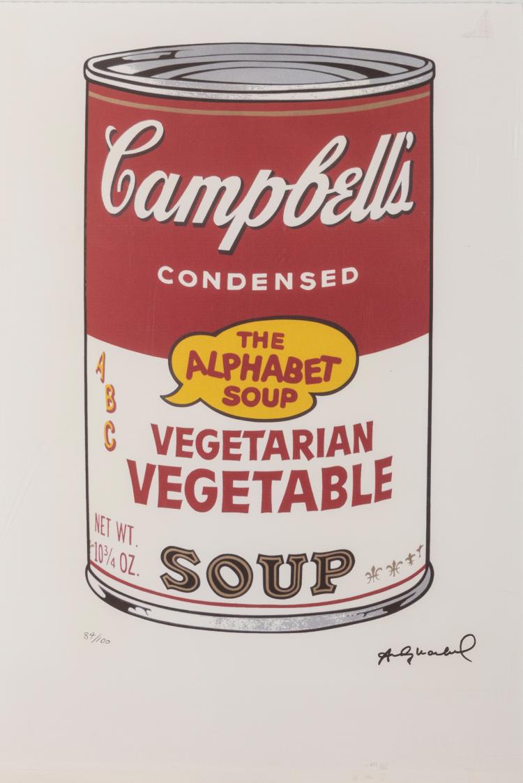 Hauptbild zu Objekt, nach 'Campbell's Vegetarian Vegetable Soup', nach 1969/1984, Andy Warhol (nach), 154D 546
