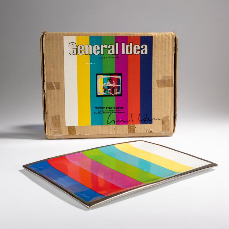 Hauptbild zu Objekt, TV 'Test Pattern', 1998,  General Idea (Felix Partz, Jorge Zontal und A A Bronson (Kollektiv aktiv von 1967 bis 1994), 154D 443