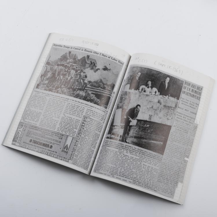 Bild 1 zu Objekt, 'I Went I Met I Read Journal', 1969 (1992), On Kawara, 154D 470