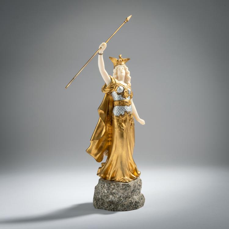 Hauptbild zu Objekt, 'Valkyrie', c. 1900, Eug&egrave;ne Bernoud, 153C 416