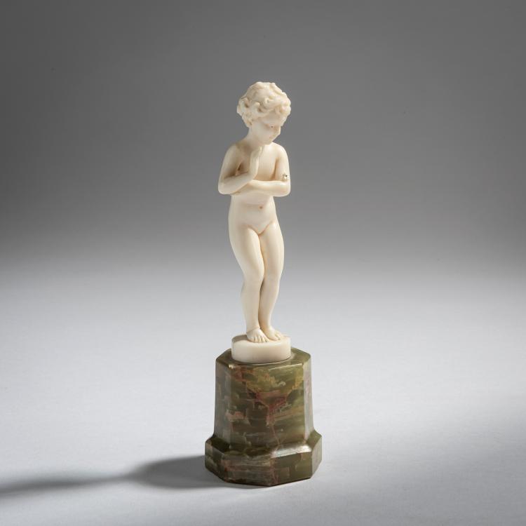 Hauptbild zu Objekt, M&auml;dchen mit Fliege, vor 1914, Ferdinand Preiss, 153C 452