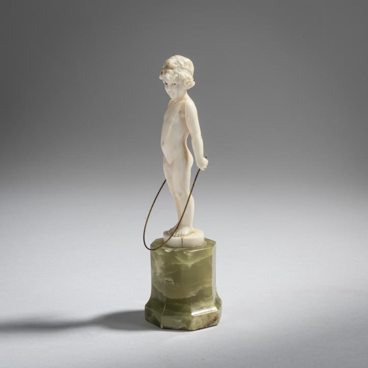 Bild 1 zu Objekt, M&auml;dchen beim Seilh&uuml;pfen, vor 1914, Ferdinand Preiss, 153C 453