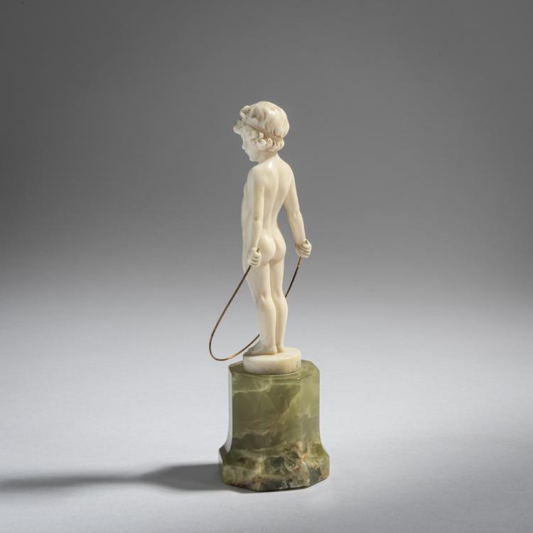 Bild 2 zu Objekt, M&auml;dchen beim Seilh&uuml;pfen, vor 1914, Ferdinand Preiss, 153C 453