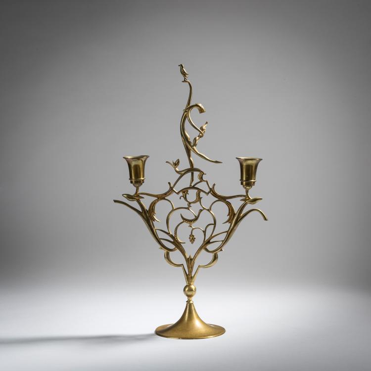 Hauptbild zu Objekt, Candlestick 'Diana' - '1464', 1928, Karl Hagenauer, Hagenauer, Wien, 153C 641