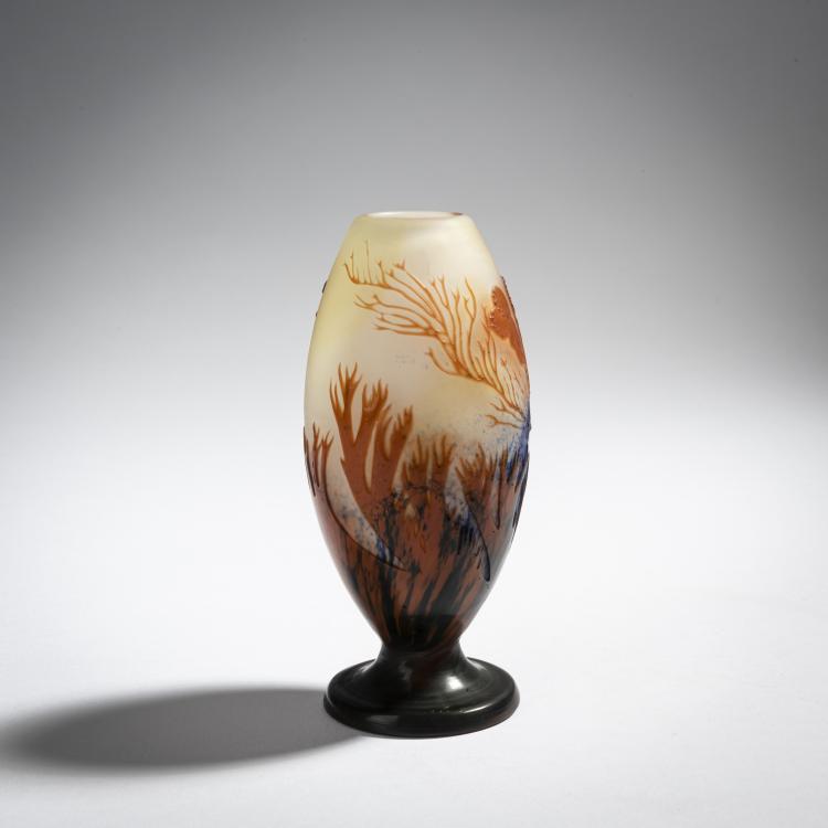 Bild 2 zu Objekt, Kleine Vase 'Paysage aquatique', 1920er Jahre, Gall&eacute;, Etablissements, Nancy, 153B 252