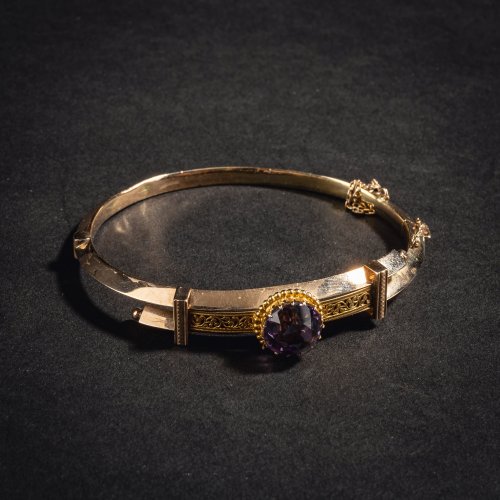 Biedermeier bangle, mid-19th century