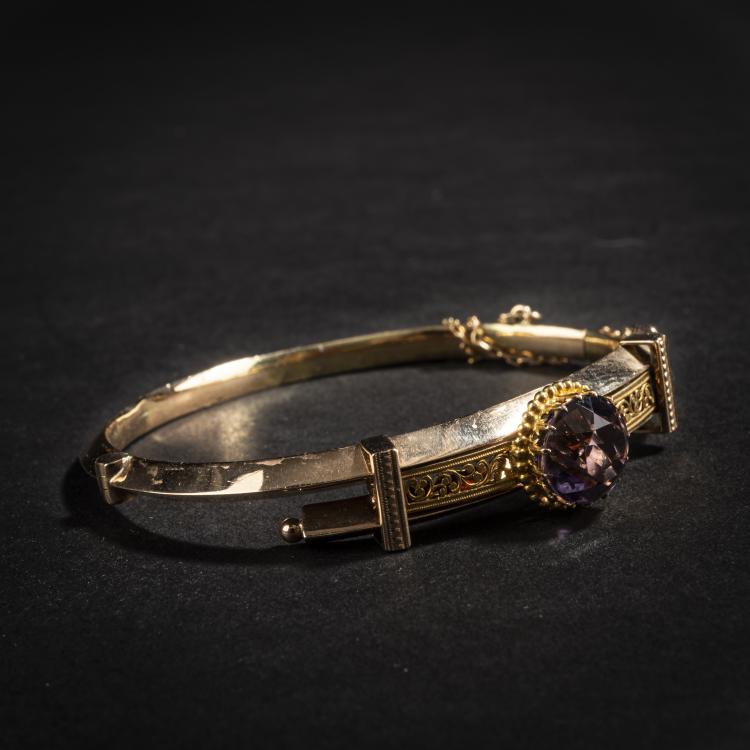 Bild 1 zu Objekt, Biedermeier bangle, mid-19th century, &Ouml;sterreich-Ungarn, 153C 728