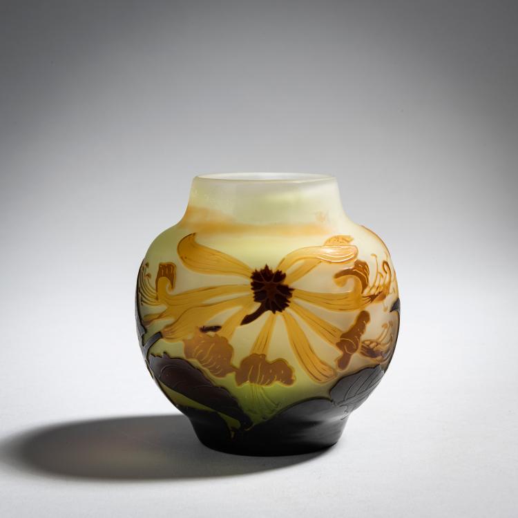 Hauptbild zu Objekt, Vase 'Chrysanth&egrave;mes', 1908-14, Gall&eacute;, Etablissements, Nancy, 153B 225