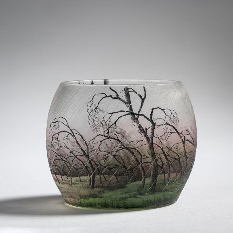 Hauptbild zu Objekt, Vase 'Pluviose' or 'Une pluie', 1900, Henri Berg&eacute;, Daum Fr&egrave;res, Nancy, 153B 109