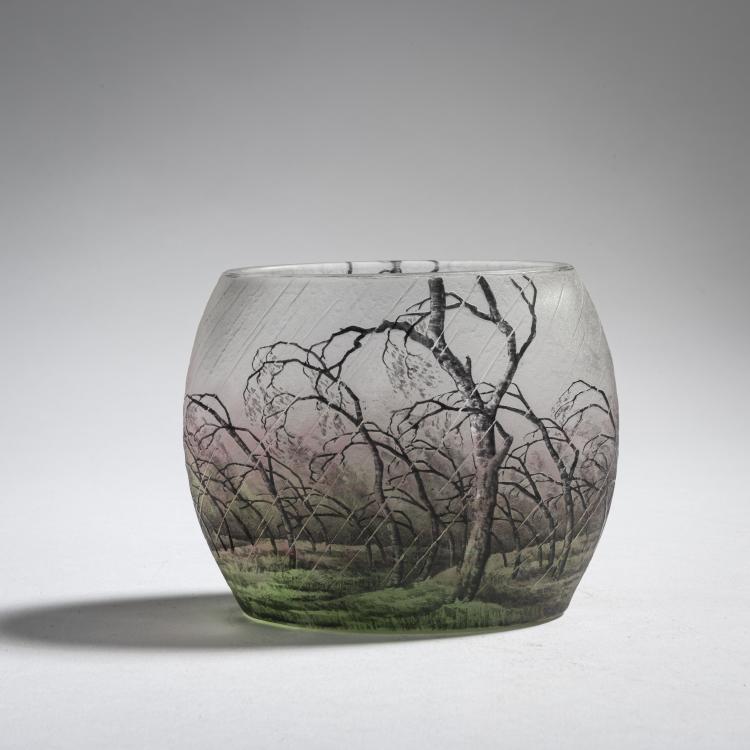 Bild 1 zu Objekt, Vase 'Pluviose' or 'Une pluie', 1900, Henri Berg&eacute;, Daum Fr&egrave;res, Nancy, 153B 109