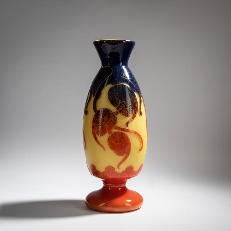 Hauptbild zu Objekt, Gro&szlig;e Vase 'Houblon', 1922-25, Schneider, Epinay-sur-Seine, 153B 300