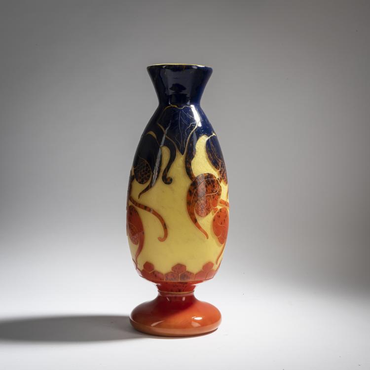 Bild 1 zu Objekt, Gro&szlig;e Vase 'Houblon', 1922-25, Schneider, Epinay-sur-Seine, 153B 300