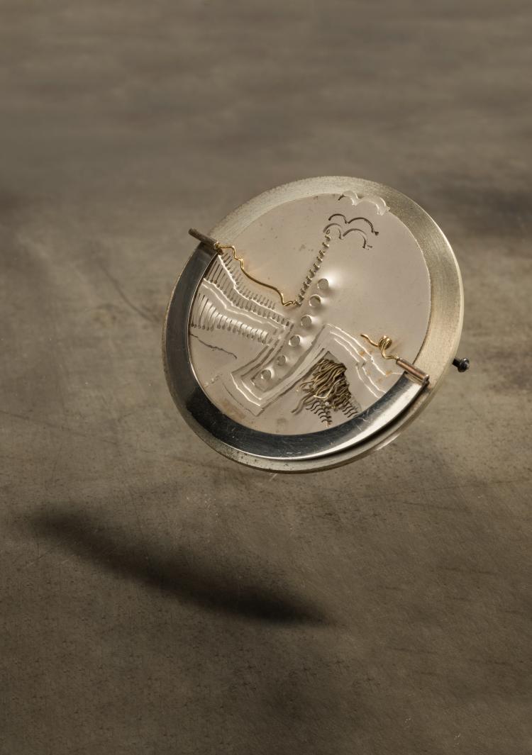 Hauptbild zu Objekt, Brosche, 1970er Jahre, Jens-R&uuml;diger Lorenzen, 154B 235