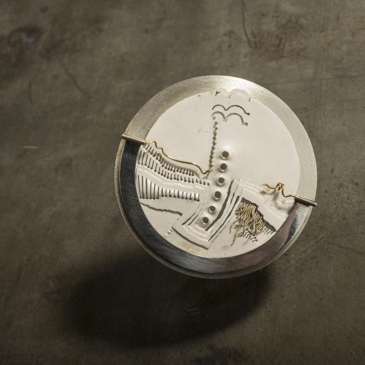 Bild 1 zu Objekt, Brosche, 1970er Jahre, Jens-R&uuml;diger Lorenzen, 154B 235