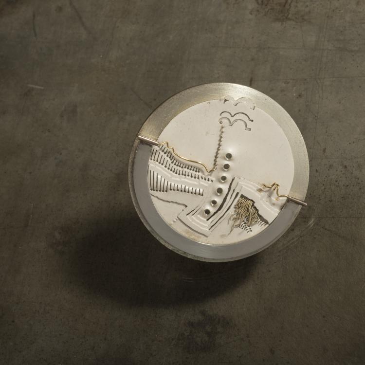 Bild 2 zu Objekt, Brosche, 1970er Jahre, Jens-R&uuml;diger Lorenzen, 154B 235