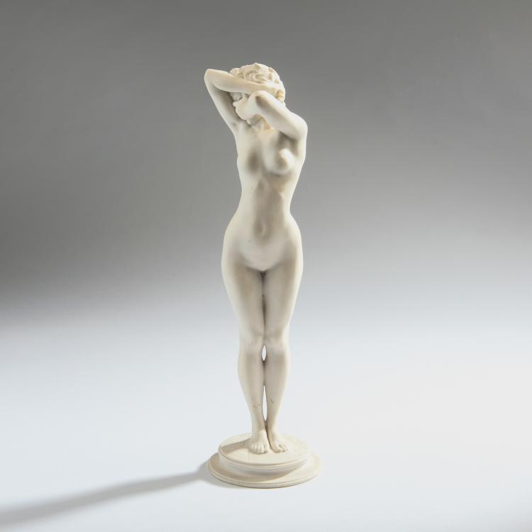 Hauptbild zu Objekt, 'Le R&eacute;veil', c. 1900, Th&eacute;odore Rivi&egrave;re, S&egrave;vres, Manufacture Nationale de, 153C 475