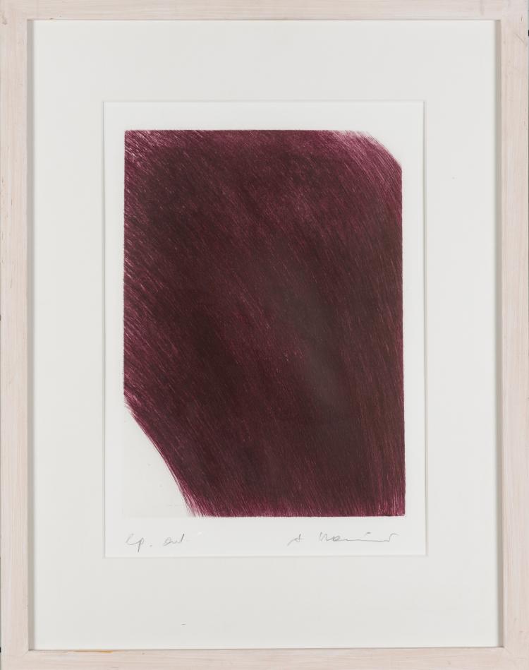 Hauptbild zu Objekt, 'Fall', 1972, Arnulf Rainer, Edition M&uuml;ller, Stuttgart, 154D 500