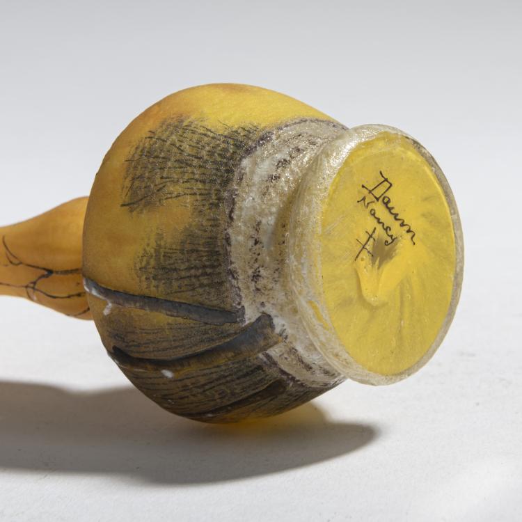 Bild 3 zu Objekt, Soliflore 'Cr&eacute;puscule neige' oder 'Paysage hiver', um 1906, Daum Fr&egrave;res, Nancy, 153B 127