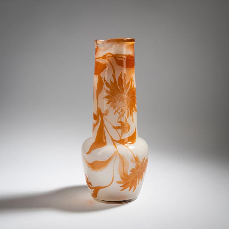 Hauptbild zu Objekt, Vase 'Dahlias', um 1900, Emile Gall&eacute;, Gall&eacute;, Emile, Nancy, 153B 205
