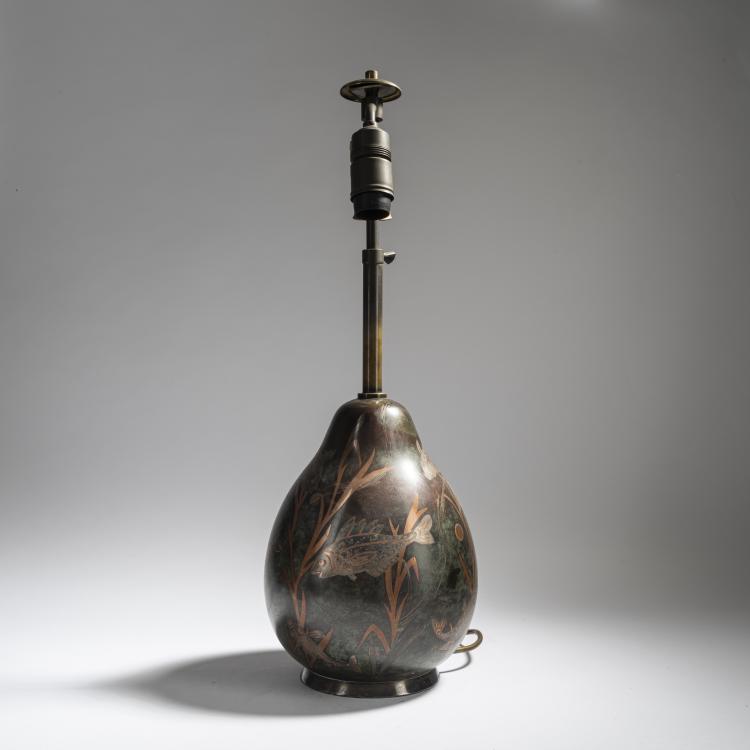 Bild 1 zu Objekt, Tall 'Ikora' table light, 1931, WMF, Geislingen, 153C 680