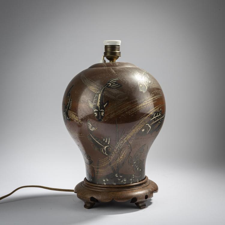 Bild 1 zu Objekt, Tall 'Ikora' table light, c. 1935, WMF, Geislingen, 153C 682