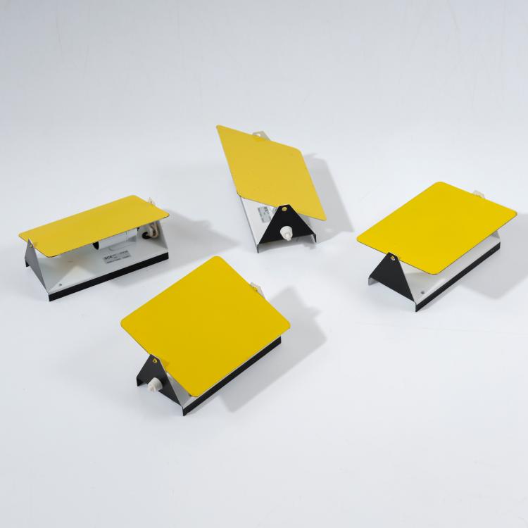 Hauptbild zu Objekt, Set of four wall lights 'CP-1', 1963, Charlotte Perriand, Steph Simon, Paris, 154A 142
